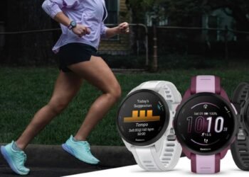 Light up your run with the Garmin Forerunner 165 Series