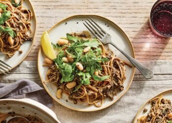Linguine with Mushroom Pesto Recipe