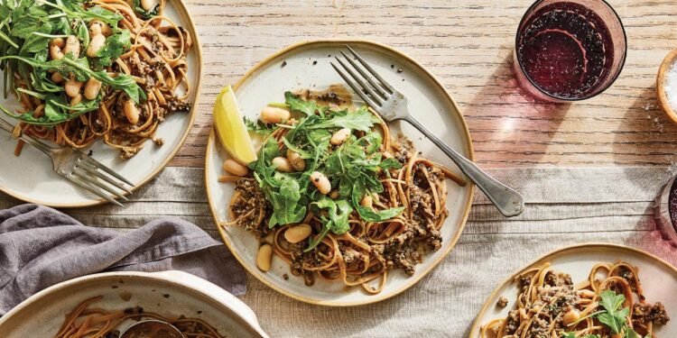 Linguine with Mushroom Pesto Recipe
