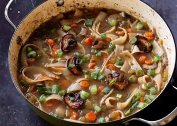 Mushroom Noodle Soup