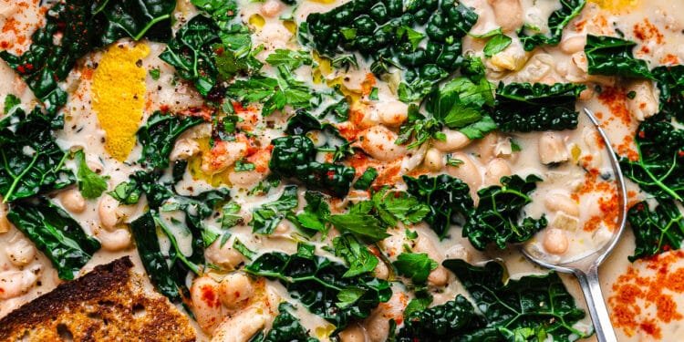 Cannellini beans with kale – Lazy Cat Kitchen