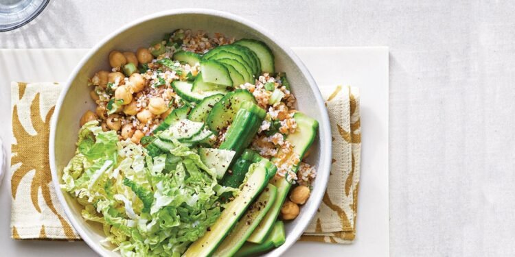 Super Green Goddess Bulgur Bowl Recipe