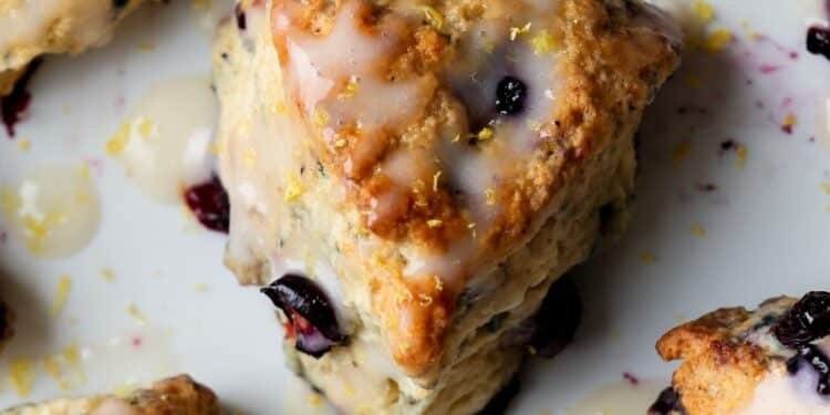 Lemon Blueberry Scones