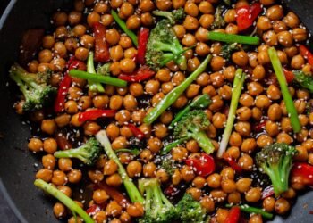 Mongolian Chickpeas