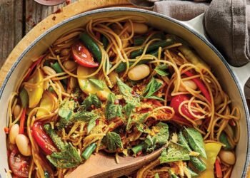 One-Pot Pasta with Spring Veggies Recipe