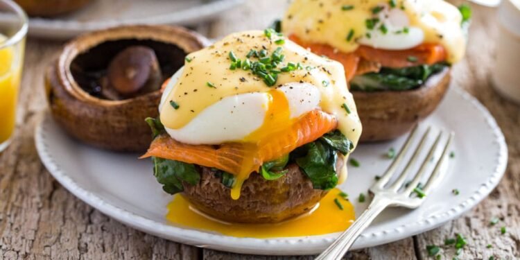 [RECIPE] Portabello Eggs Florentine | Fitness Magazine