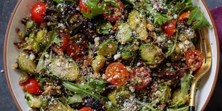 Shaved Brussels Sprouts Salad (gluten-free, soy-free)