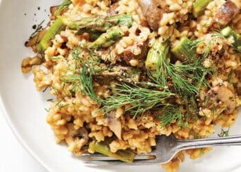 Wild Mushroom and Asparagus Risotto