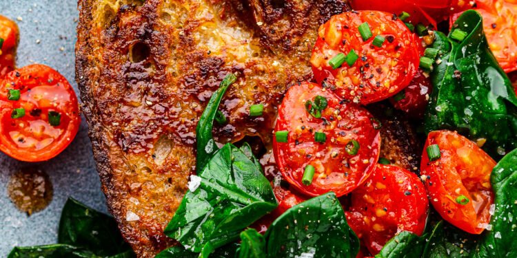 Vegan French toast (savoury) – Lazy Cat Kitchen
