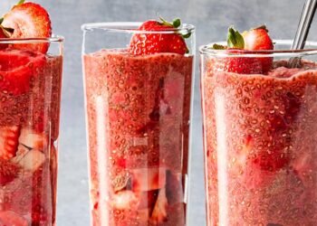 Strawberry Chia Seed Pudding