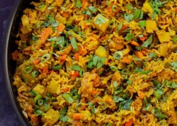One Pot Jamaican Curry Rice