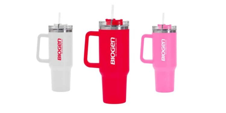 Satisfy your supersized thirst with a Biogen Quench Cup