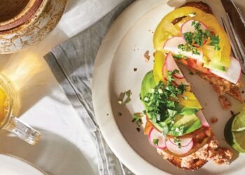 Avocado Toast with Tomato and Spicy Gremolata Recipe