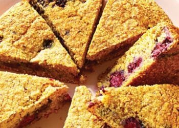 Blackberry Polenta Cake