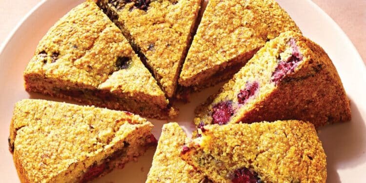 Blackberry Polenta Cake