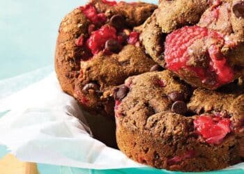Chocolate Raspberry Brownie Bites