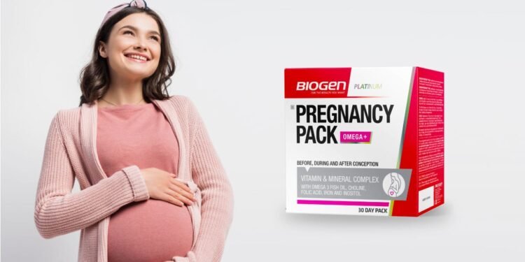 Added nutritional support for new moms in Biogen Pregnancy Pack Omega+