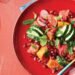 Tropical Fruit Salad with Ginger-Lime Dressing