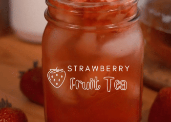 Fresh Strawberry Fruit Tea