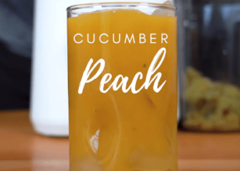 Cucumber Peach Recipe & juice
