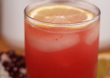 Honey Lavender Pomegranate Lemonade