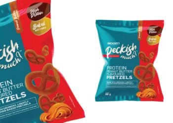 Biogen adds Peanut Butter flavour to Peckish Much? Protein Pretzel snack range