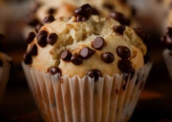 Bakery-Style Chocolate Chip Muffins