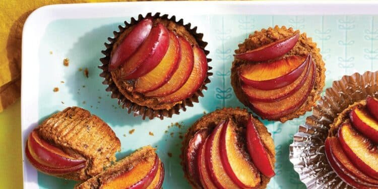 Fresh Plum Muffins