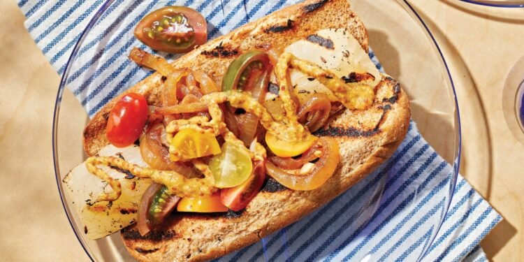 Grilled Veggie Brats