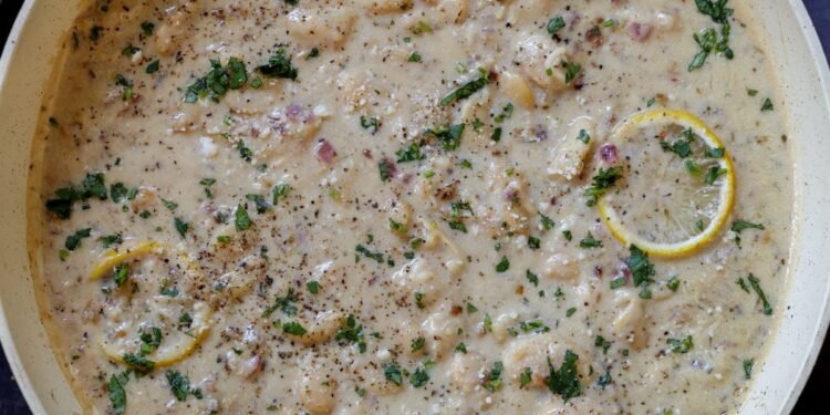 Lemon Garlic Butter Beans (gluten-free, soy-free, nut-free)