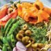 Chilled Noodle Bowls with Mixed Veggies and Minted Pea Dressing Recipe