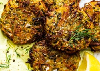 Baked zucchini fritters – Lazy Cat Kitchen