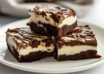 [RECIPE] Casein Brownie Cheesecake Swirl Bars