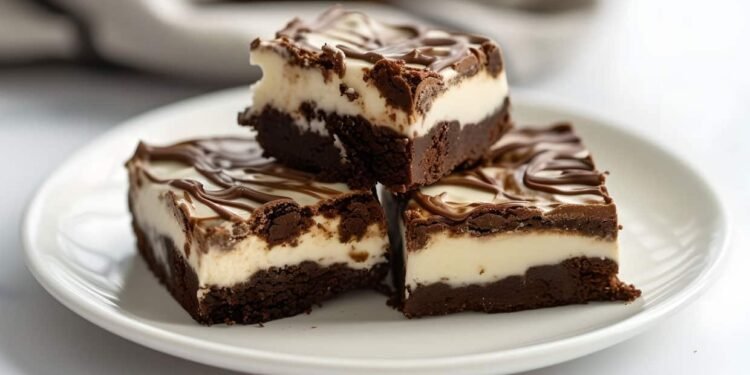 [RECIPE] Casein Brownie Cheesecake Swirl Bars