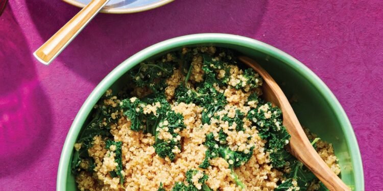 Herbed Quinoa with Kale