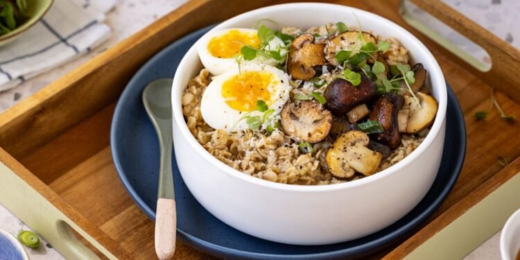 [RECIPE] Mushroom Savoury Oats | Fitness Magazine