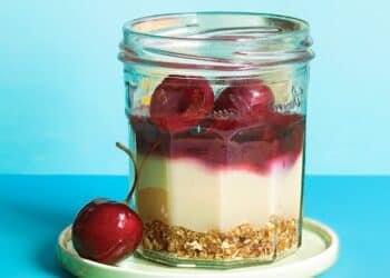 Cherry Panna Cotta Parfaits