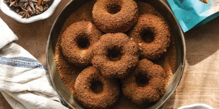 [RECIPE] Baked Oats Cinnamon Sugar Doughnuts