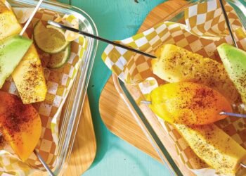 Chili-Lime Fruit on a Stick