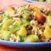 Honeydew, Peach, and Barley Salad