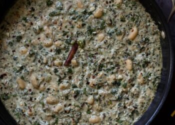 Kali Mirch Beans (Beans in Indian Black Pepper Curry Sauce)