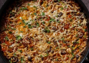 Orzo Puttanesca (soy-free, nut-free, gluten-free options)