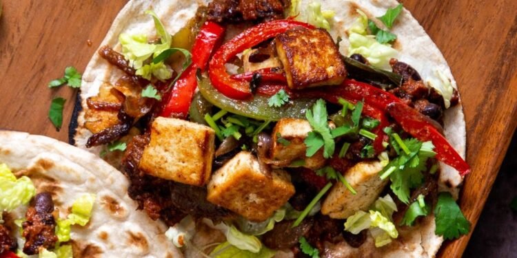 Easy Tofu Tacos (Tex-mex and Indian fusion)
