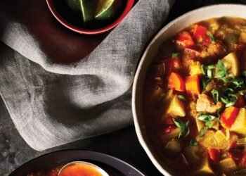 Jamaican Vegetable Stew with Mini Dumplings