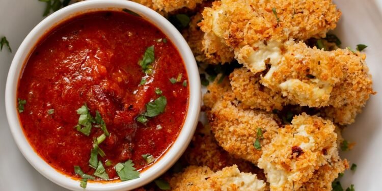 Vegan Mozzarella Sticks – Baked or Fried