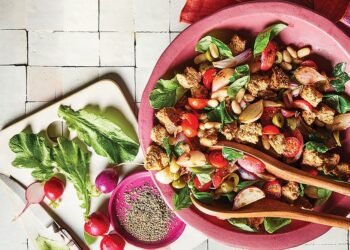 Easter Egg Radish Panzanella