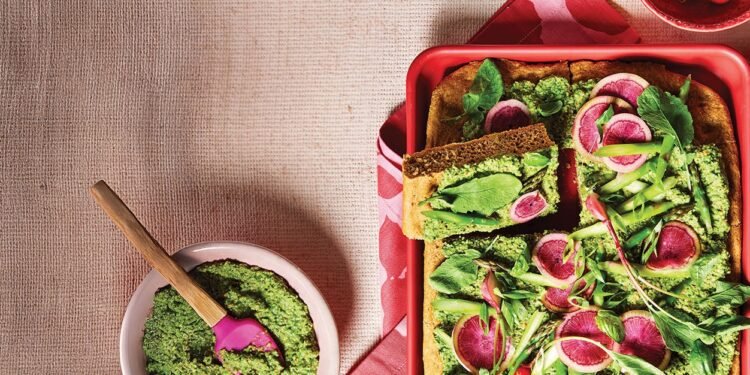 Spring Vegetable Focaccia Recipe – Forks Over Knives