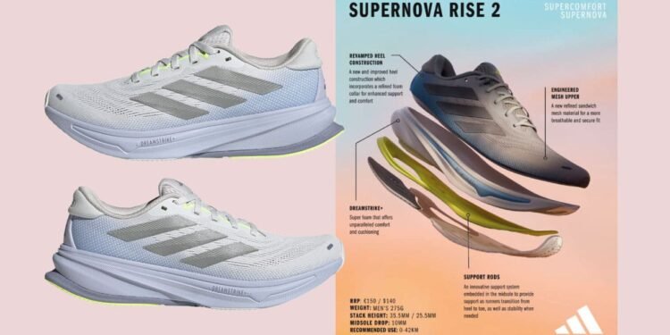 adidas launches Supernova Rise 2 with more comfort in a lighter package
