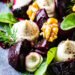 Beetroot salad with horseradish cream