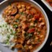 Spicy Baked Zucchini Chickpea Curry (gluten-free, soy-free, nut-free)